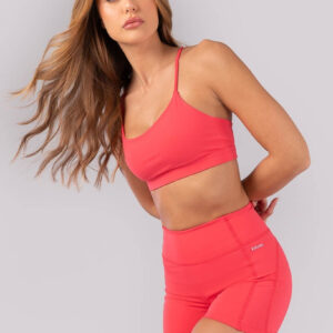 [CONJUNTO] Top + Short com Coberturas (Rosa Pink) | Ref: K4388-A