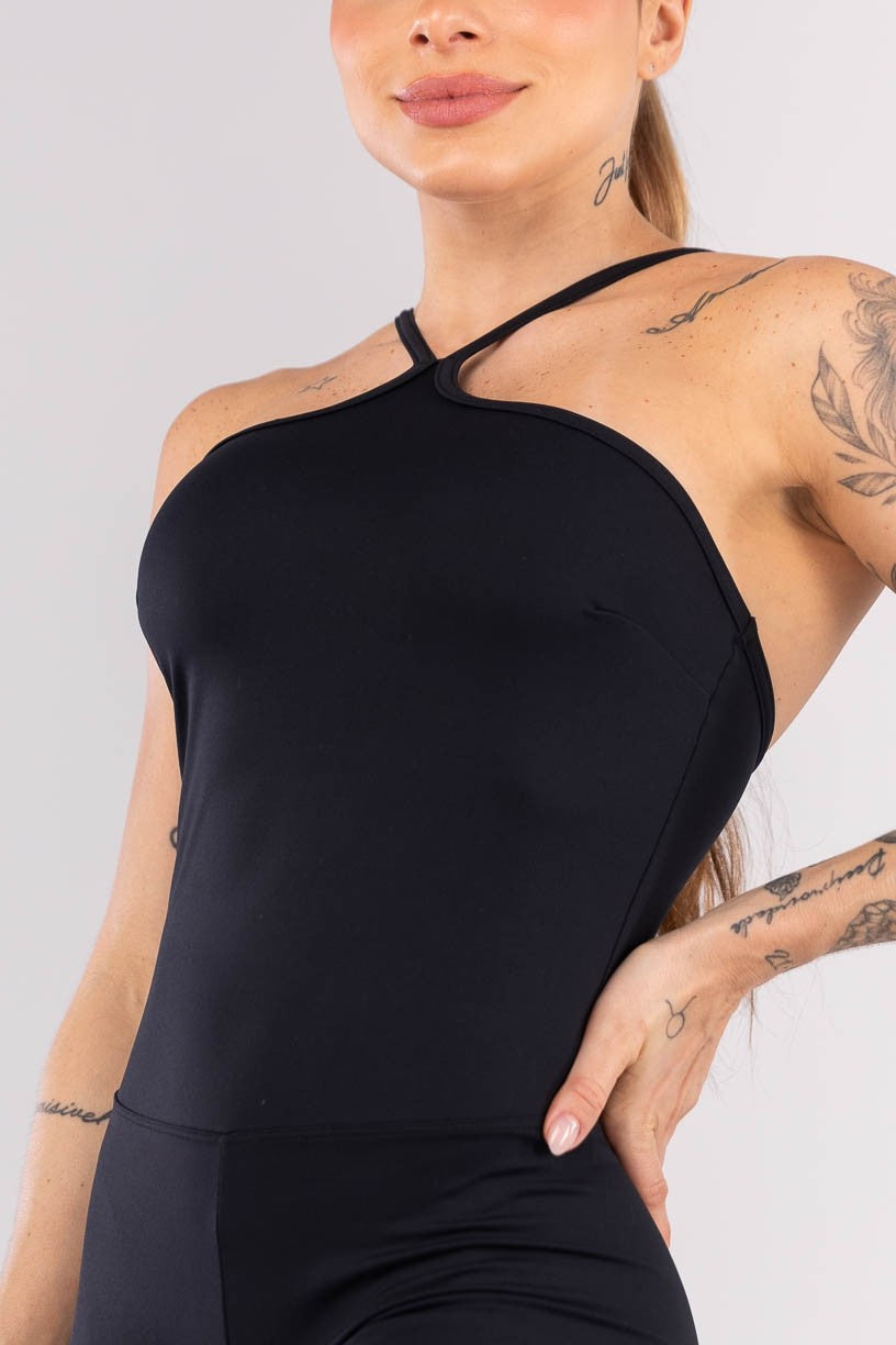 Macaquinho com Alças Diferenciadas Reguláveis (Preto) | Ref: K4439-C - Imagem 6