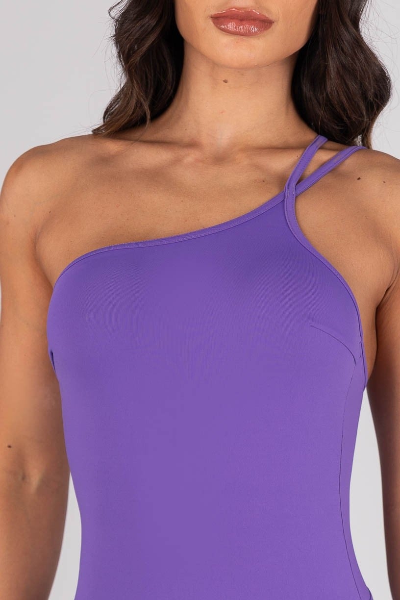 Macaquinho Assimétrico com Alças Duplas (Violeta) | Ref: K4575-A - Imagem 6