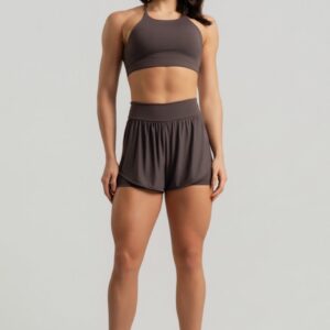 [CONJUNTO] Top +short  duplo (Trufa) | Ref: K4941-A