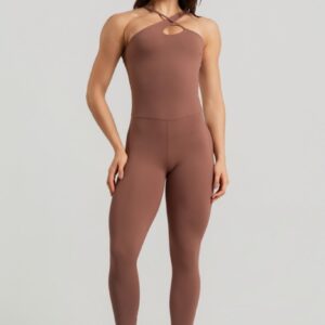 Macacão Assimétrico com Alças Diferenciadas (Canela) | Ref: K4952-A