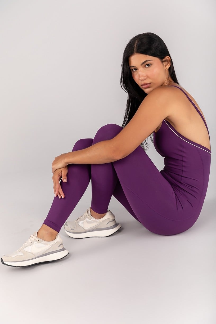 Macacão Padrão (Ametista / Off-White) | Ref: K4698-A - Imagem 5