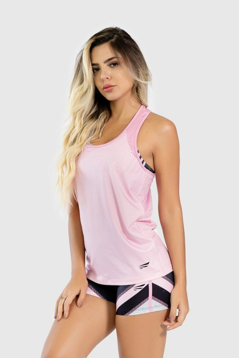 REGATA FITNESS ESTAMPA DIGITAL PINK ARROW - Imagem 2