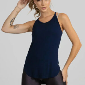 REGATA VISCOLYCRA ABAULADA (AZUL MARINHO)